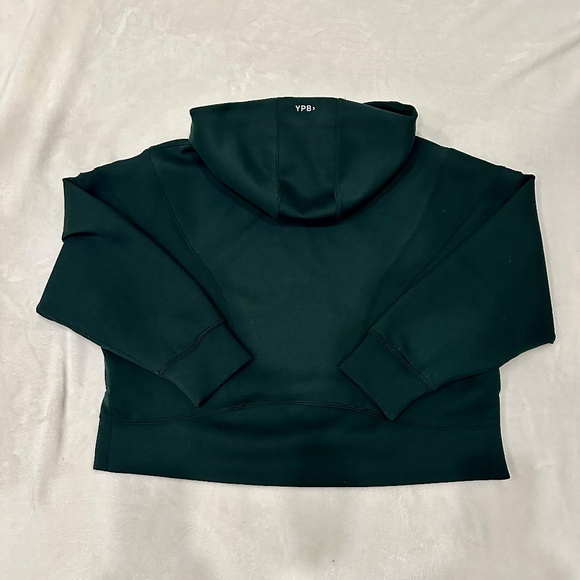 ABERCROMBIE & FITCH YPB CROPPED HOODED SWEATSHIRT LADIES SIZE LARGE - Picture 2 of 3